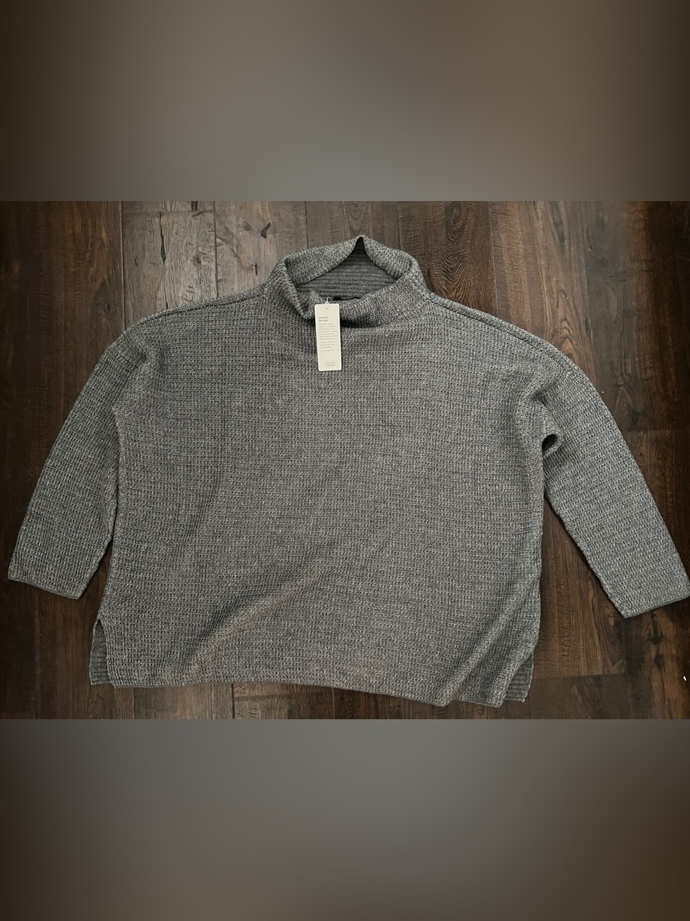 Eileen Fisher Gray Turtleneck Sweater